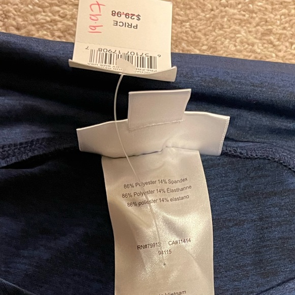 NWT Motherhood Maternity Under Belly Blue Leggings - Picture 4 of 4